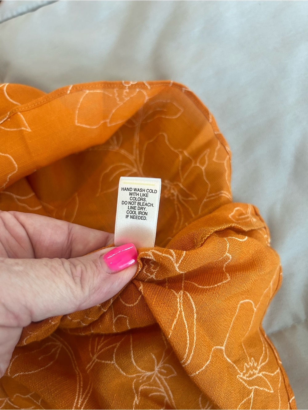Cato Orange Floral Wrap-top Tiered Blouse - Picture 14 of 14